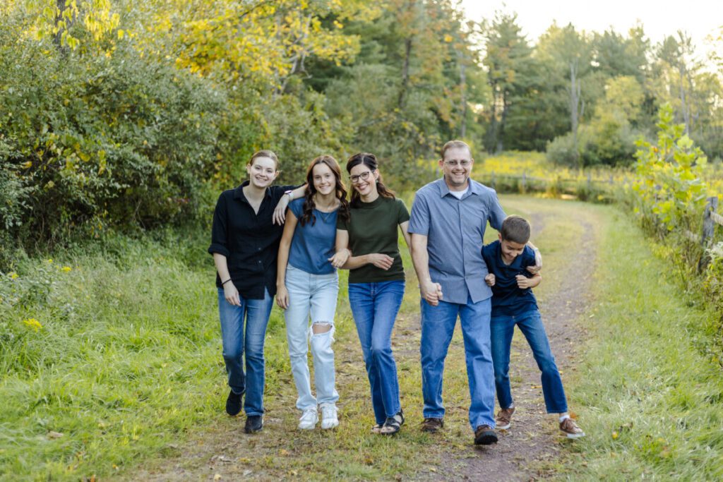 Family photography at Daniel Boone Homestead